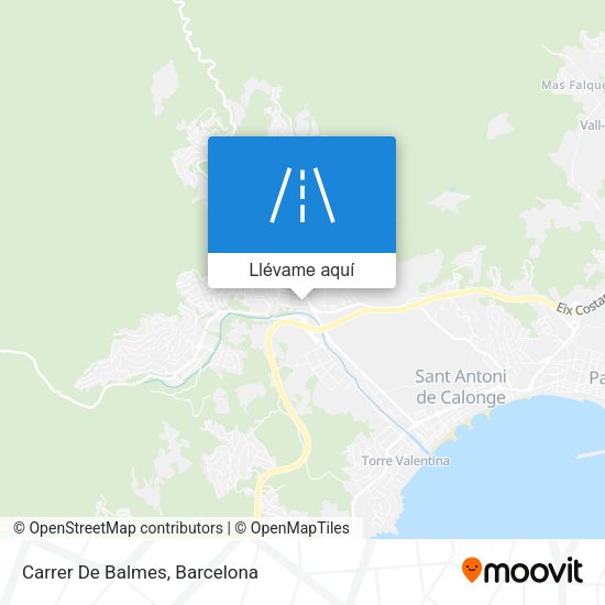 Mapa Carrer De Balmes
