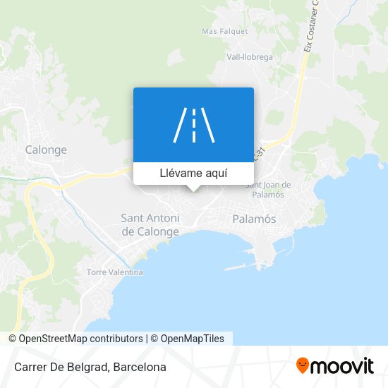 Mapa Carrer De Belgrad