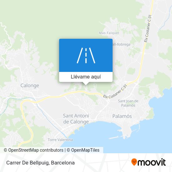 Mapa Carrer De Bellpuig