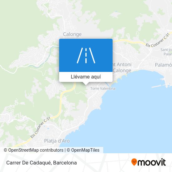 Mapa Carrer De Cadaqué