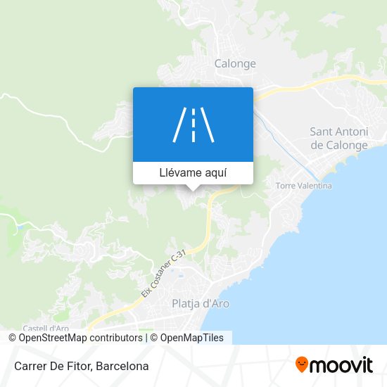 Mapa Carrer De Fitor