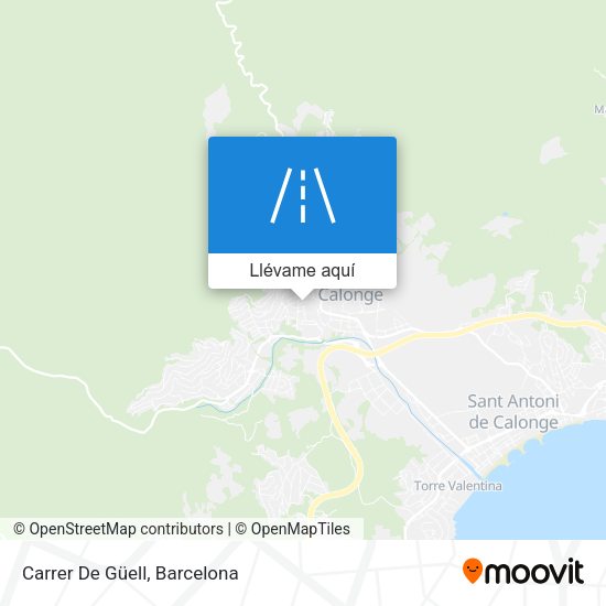 Mapa Carrer De Güell