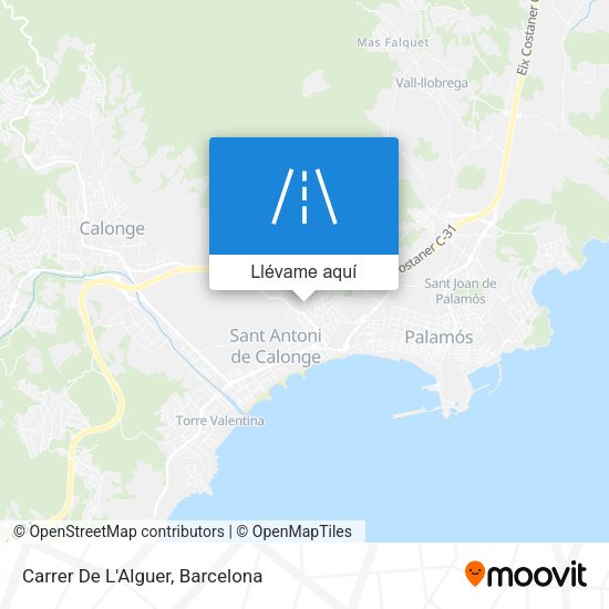 Mapa Carrer De L'Alguer