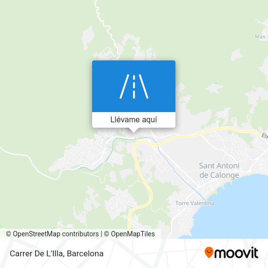 Mapa Carrer De L'Illa