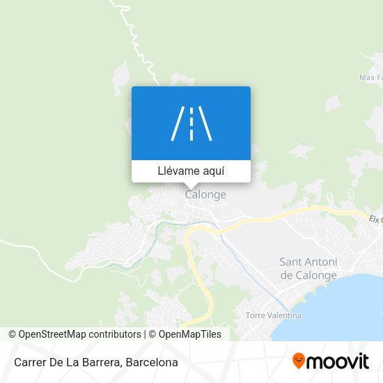 Mapa Carrer De La Barrera