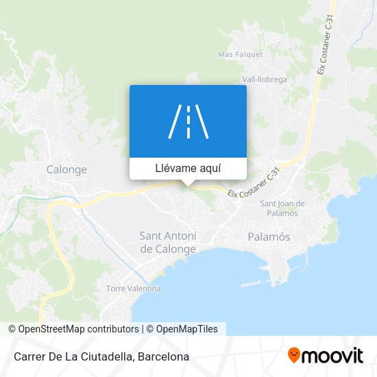Mapa Carrer De La Ciutadella