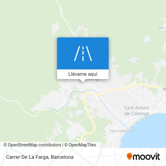 Mapa Carrer De La Farga