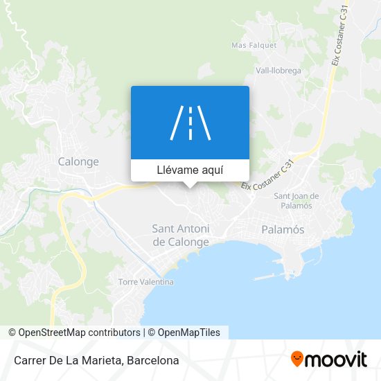 Mapa Carrer De La Marieta