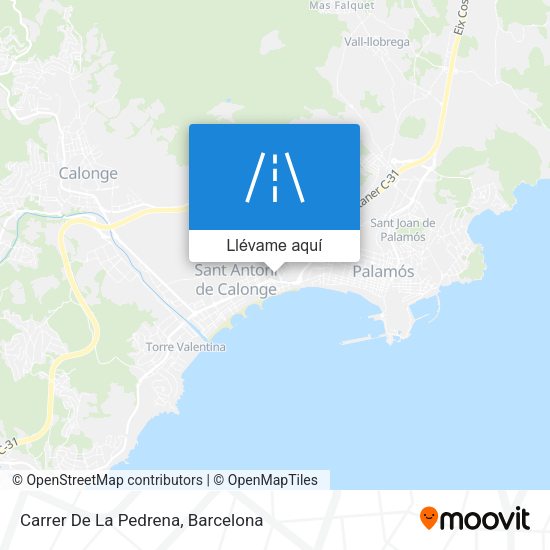 Mapa Carrer De La Pedrena