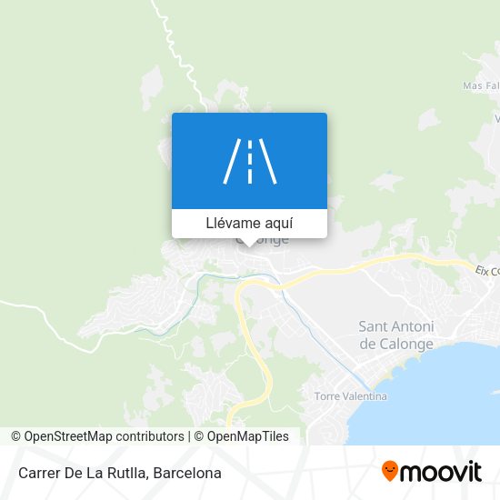 Mapa Carrer De La Rutlla