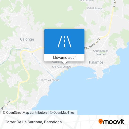 Mapa Carrer De La Sardana