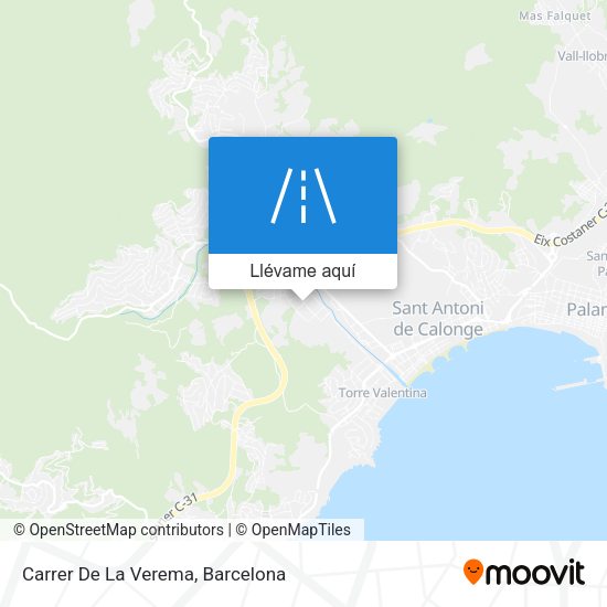 Mapa Carrer De La Verema