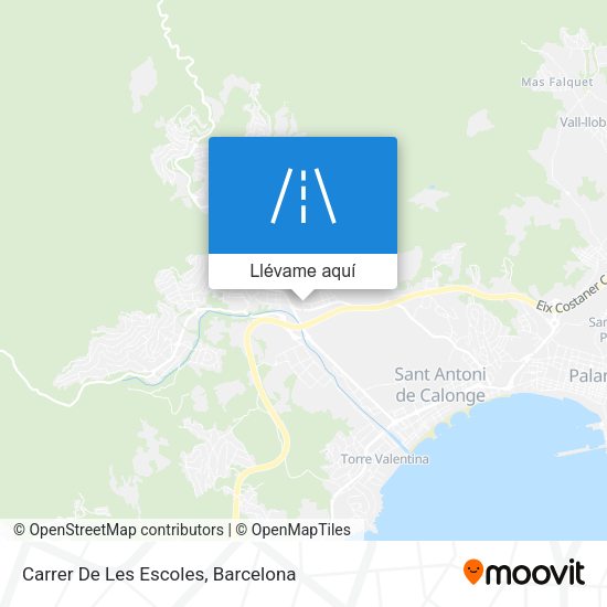 Mapa Carrer De Les Escoles