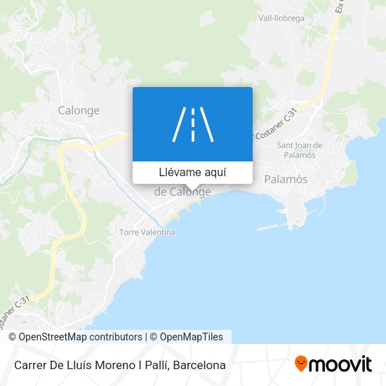 Mapa Carrer De Lluís Moreno I Pallí