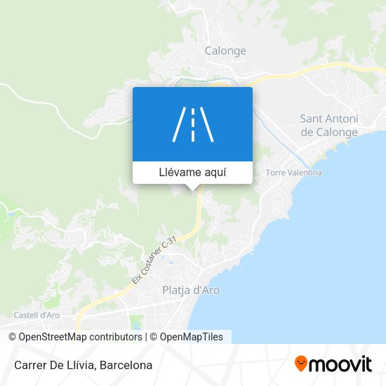 Mapa Carrer De Llívia