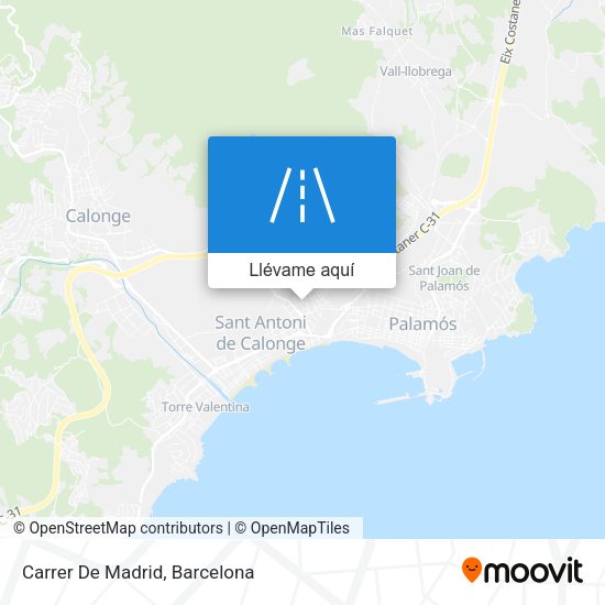 Mapa Carrer De Madrid