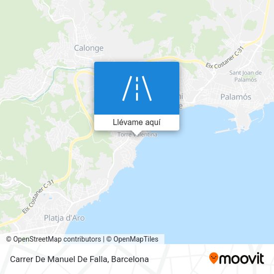 Mapa Carrer De Manuel De Falla