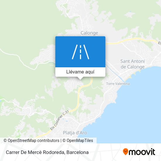 Mapa Carrer De Mercè Rodoreda