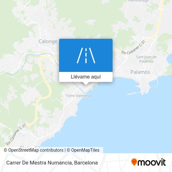 Mapa Carrer De Mestra Numancia