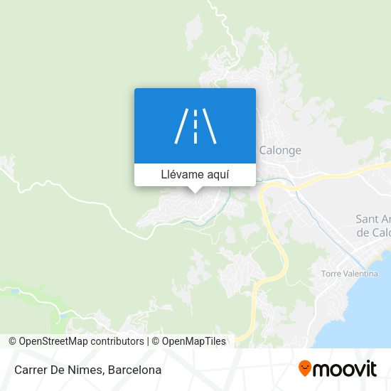 Mapa Carrer De Nimes