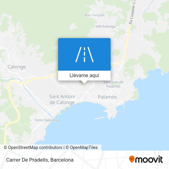 Mapa Carrer De Pradells