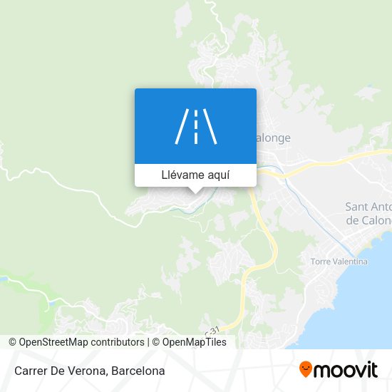 Mapa Carrer De Verona