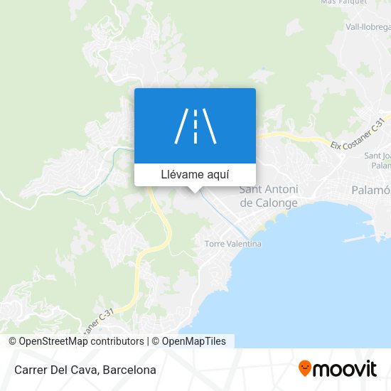 Mapa Carrer Del Cava