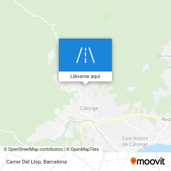Mapa Carrer Del Llop