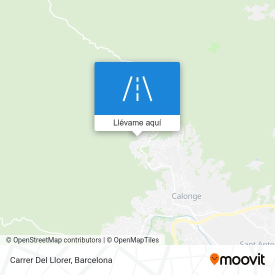 Mapa Carrer Del Llorer