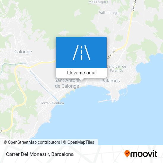Mapa Carrer Del Monestir