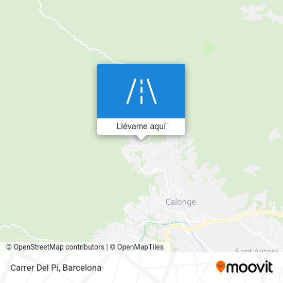 Mapa Carrer Del Pi