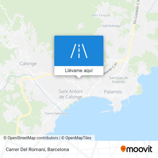 Mapa Carrer Del Romaní