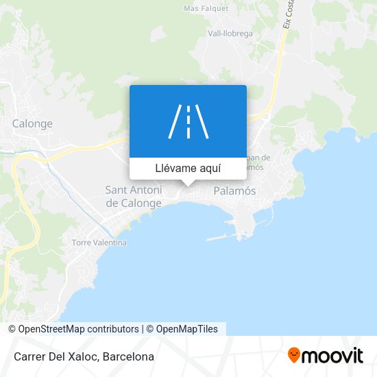 Mapa Carrer Del Xaloc