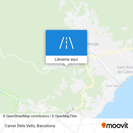Mapa Carrer Dels Vells