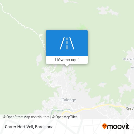 Mapa Carrer Hort Vell