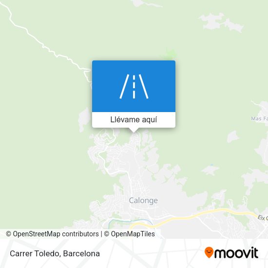 Mapa Carrer Toledo