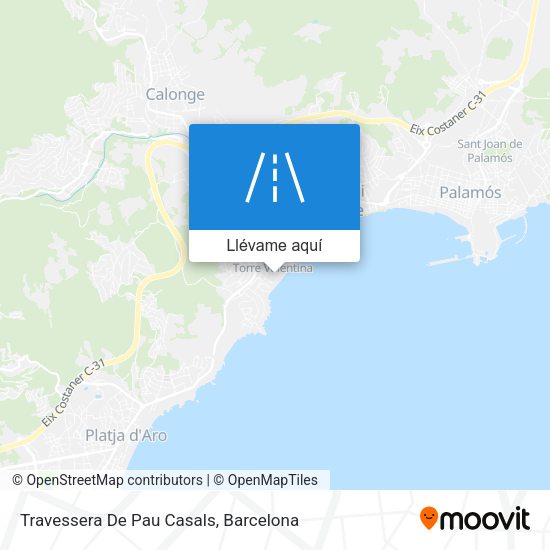 Mapa Travessera De Pau Casals