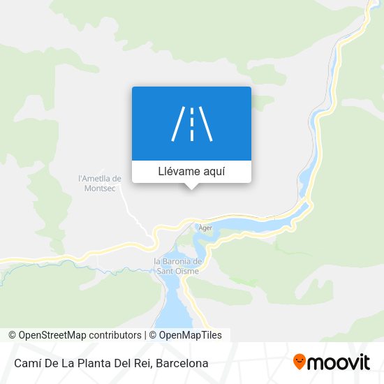 Mapa Camí De La Planta Del Rei