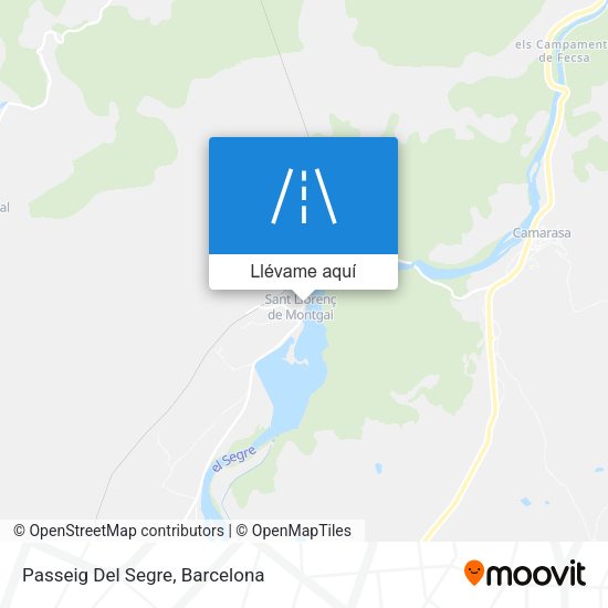Mapa Passeig Del Segre