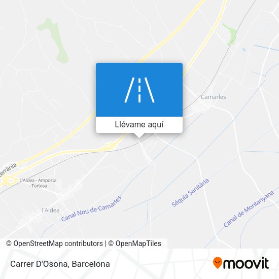 Mapa Carrer D'Osona