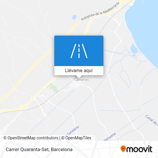 Mapa Carrer Quaranta-Set