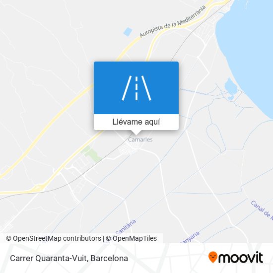 Mapa Carrer Quaranta-Vuit