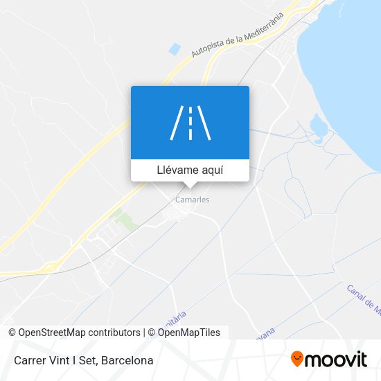 Mapa Carrer Vint I Set
