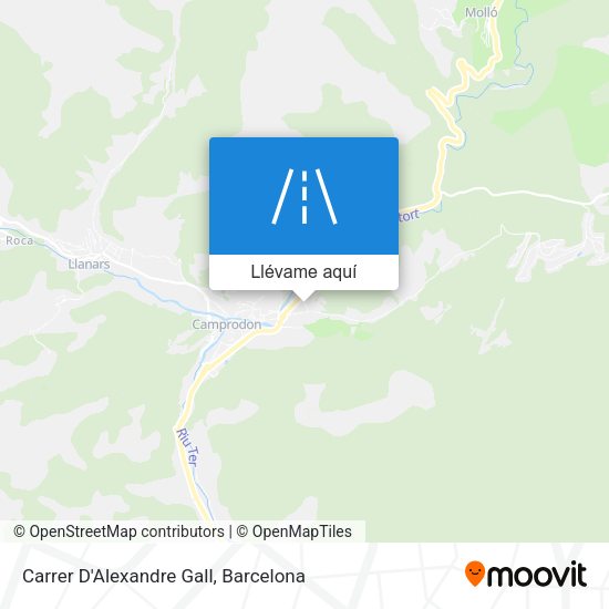 Mapa Carrer D'Alexandre Gall