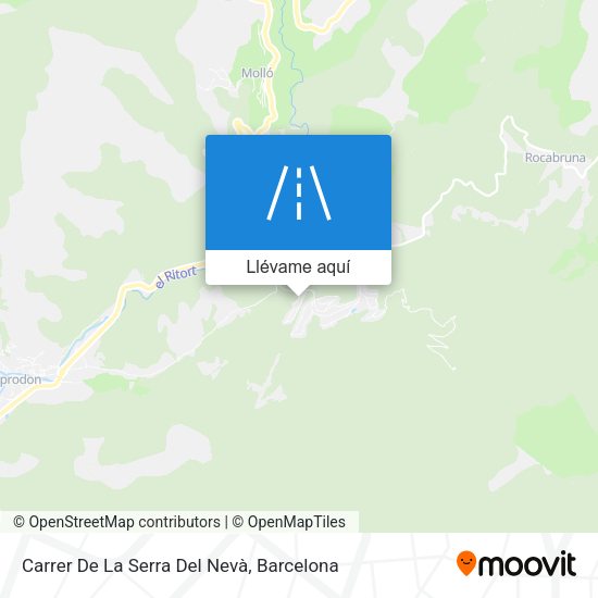 Mapa Carrer De La Serra Del Nevà