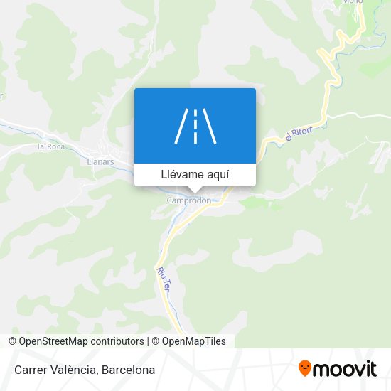 Mapa Carrer València