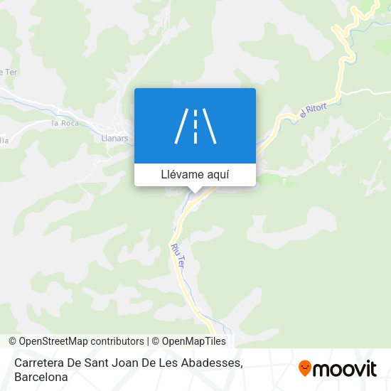 Mapa Carretera De Sant Joan De Les Abadesses