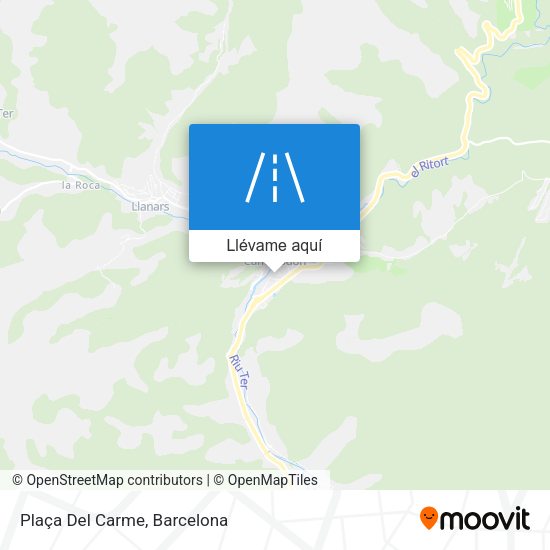 Mapa Plaça Del Carme