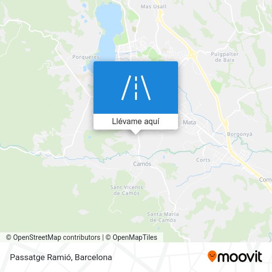 Mapa Passatge Ramió
