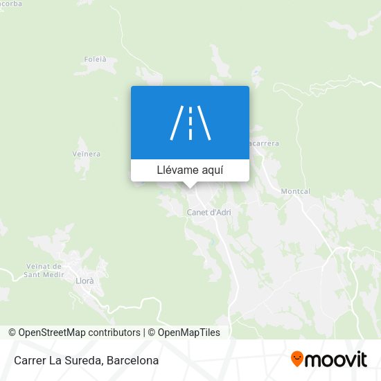 Mapa Carrer La Sureda